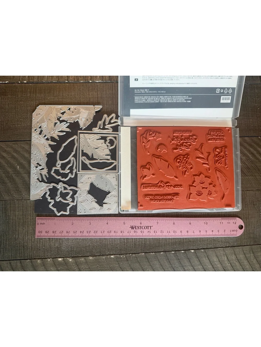 Stampin’ Up Tranquil Thoughts stamp set with Tranquil Dies die cut set